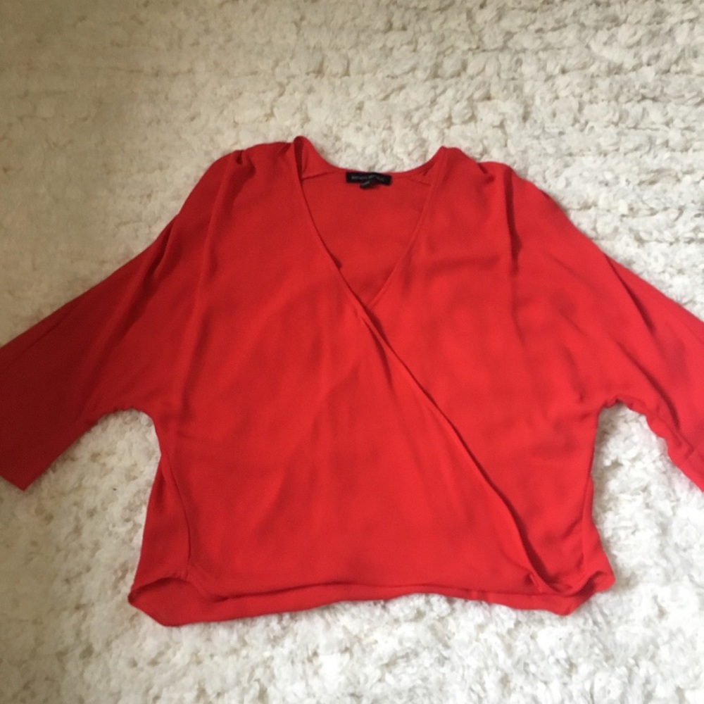 Super HOT red Banana Republic shirt